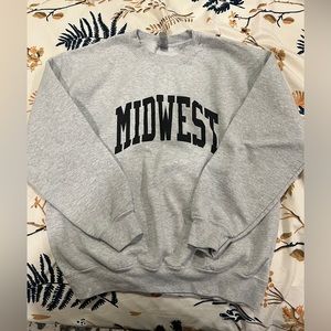 Midwest crew neck sweatshirt